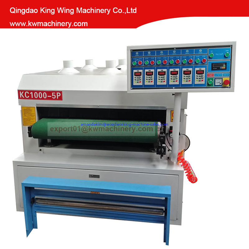 Surface carbonized wood board wire brush drawing machine