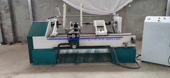 Carga automática Postes de madera Torno de turing de madera CNC Torno de madera CNC